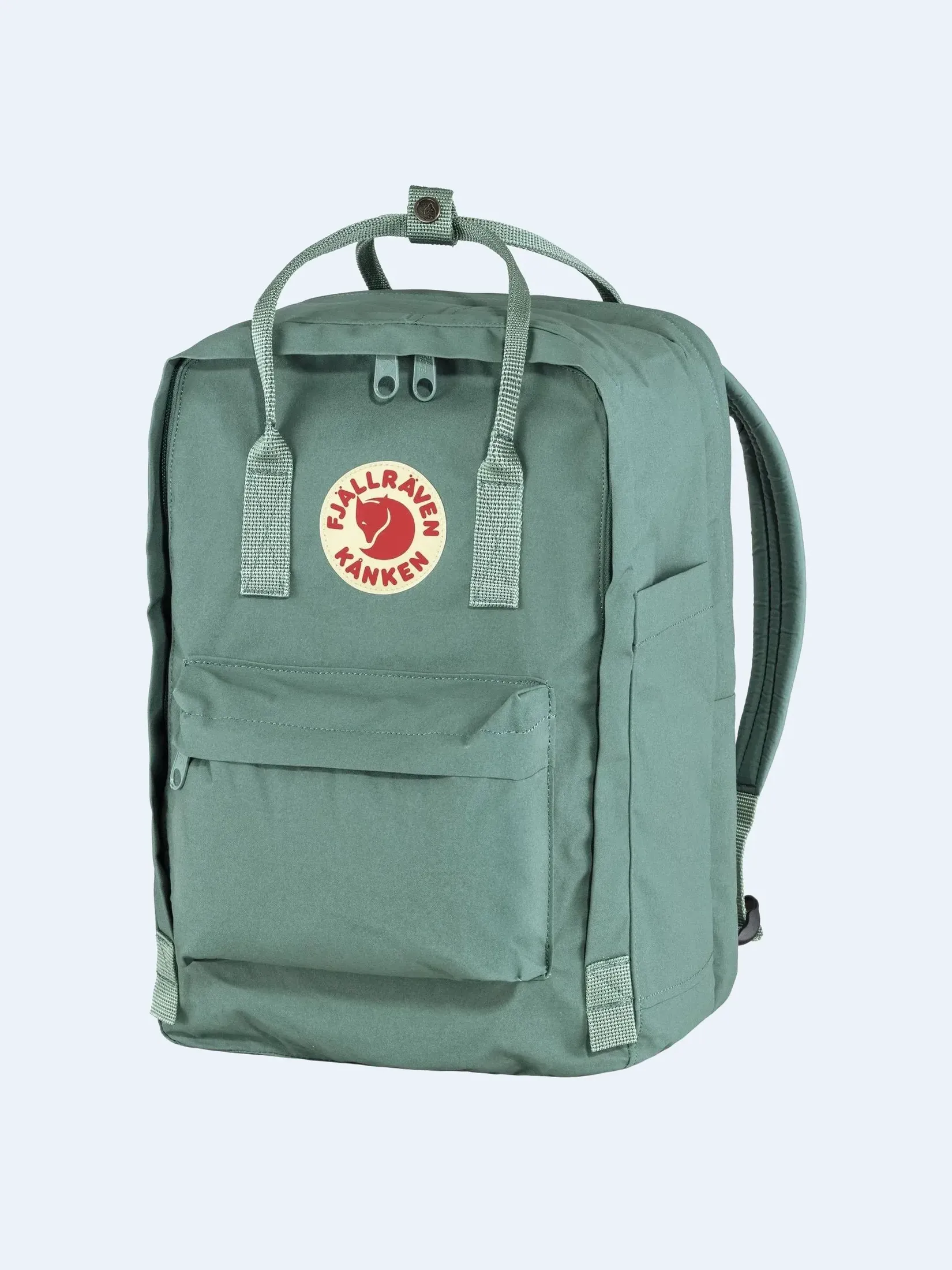 mochila_kanken_laptop_15_verde_escarcha_costado