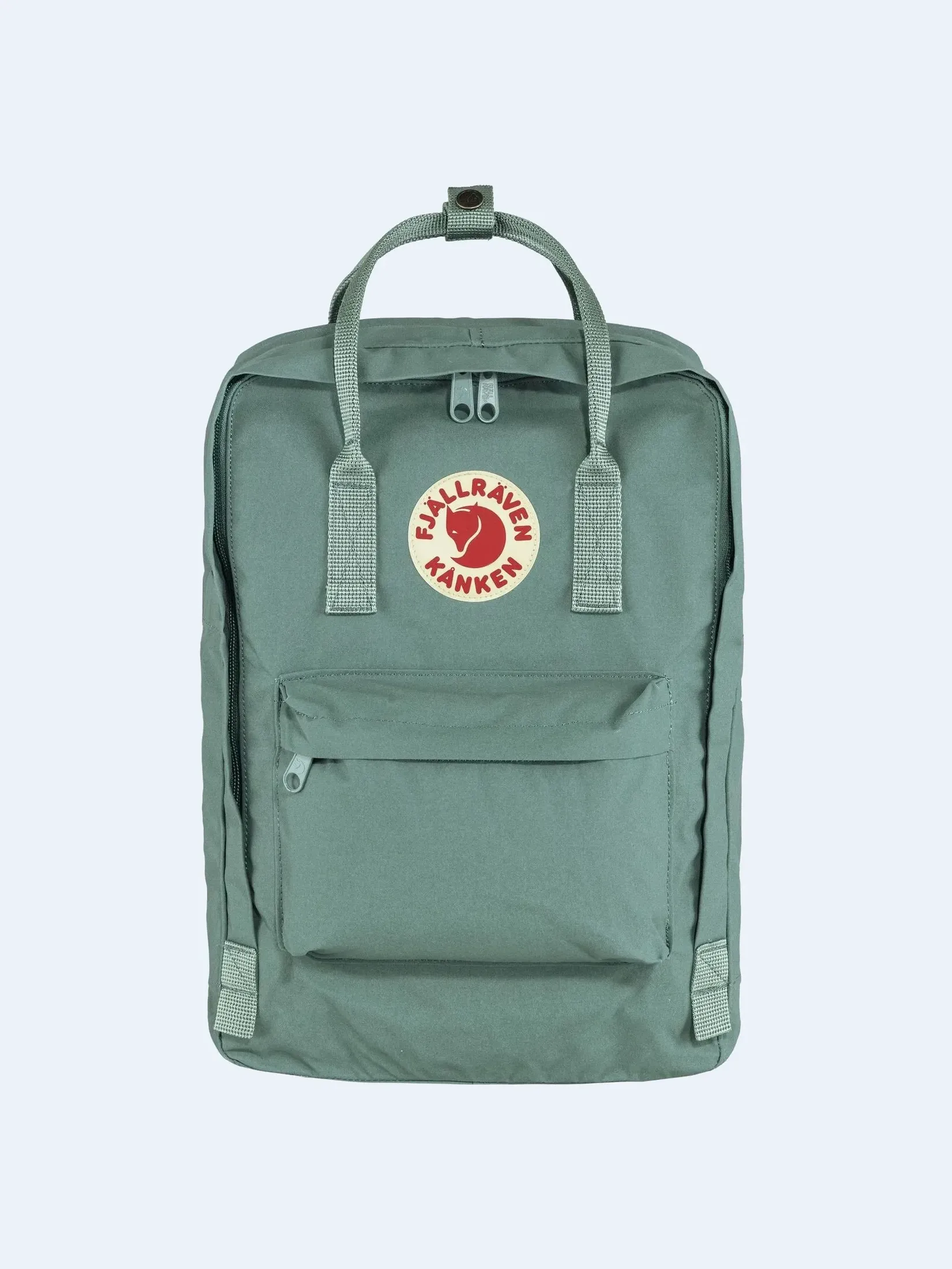 mochila_kanken_laptop_15_verde_escarcha_frontal