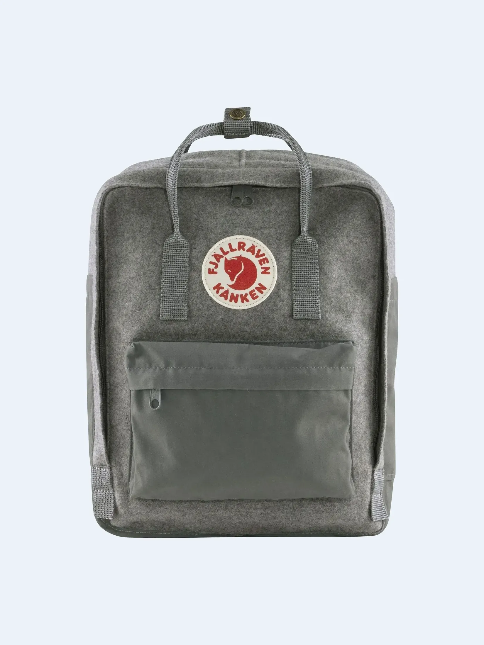 mochila_kanken_re_wool_gris_granito_frontal