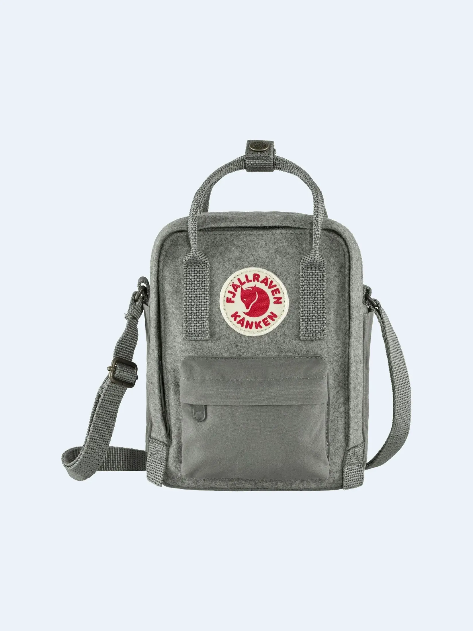 mochila_kanken_rewool_sling_gris_granito_frontal