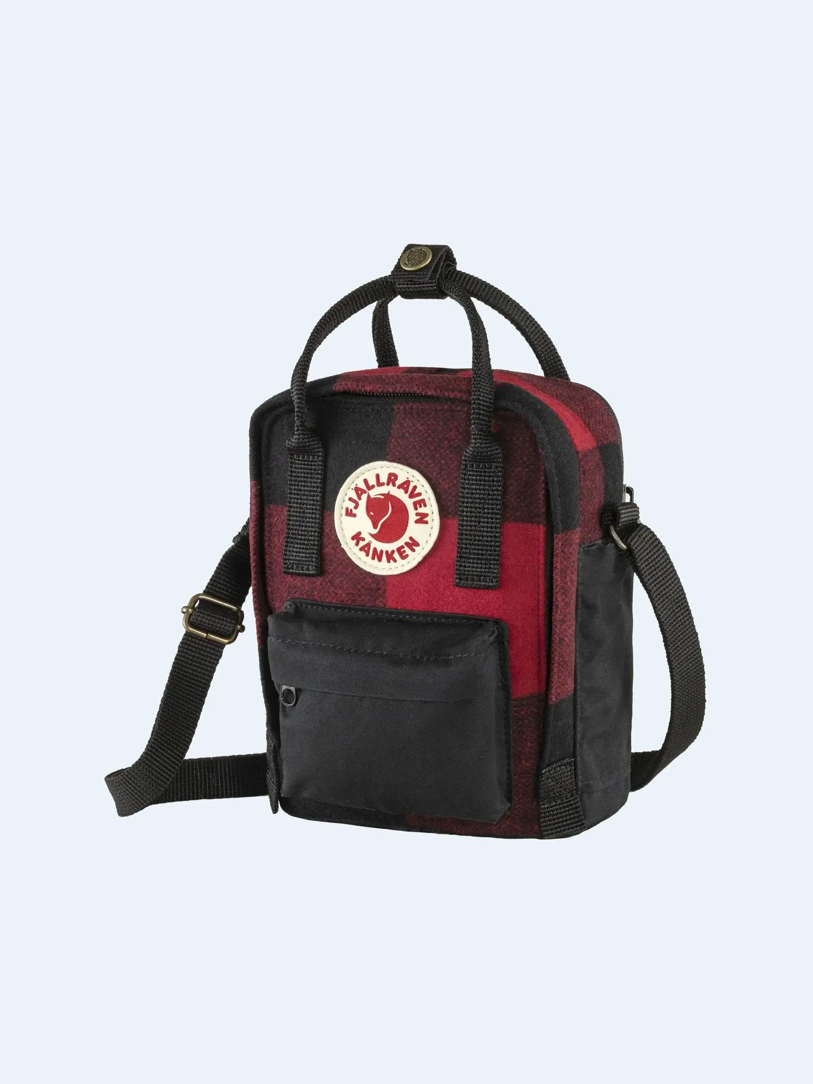 mochila_kanken_rewool_sling_rojo_negro_lateral