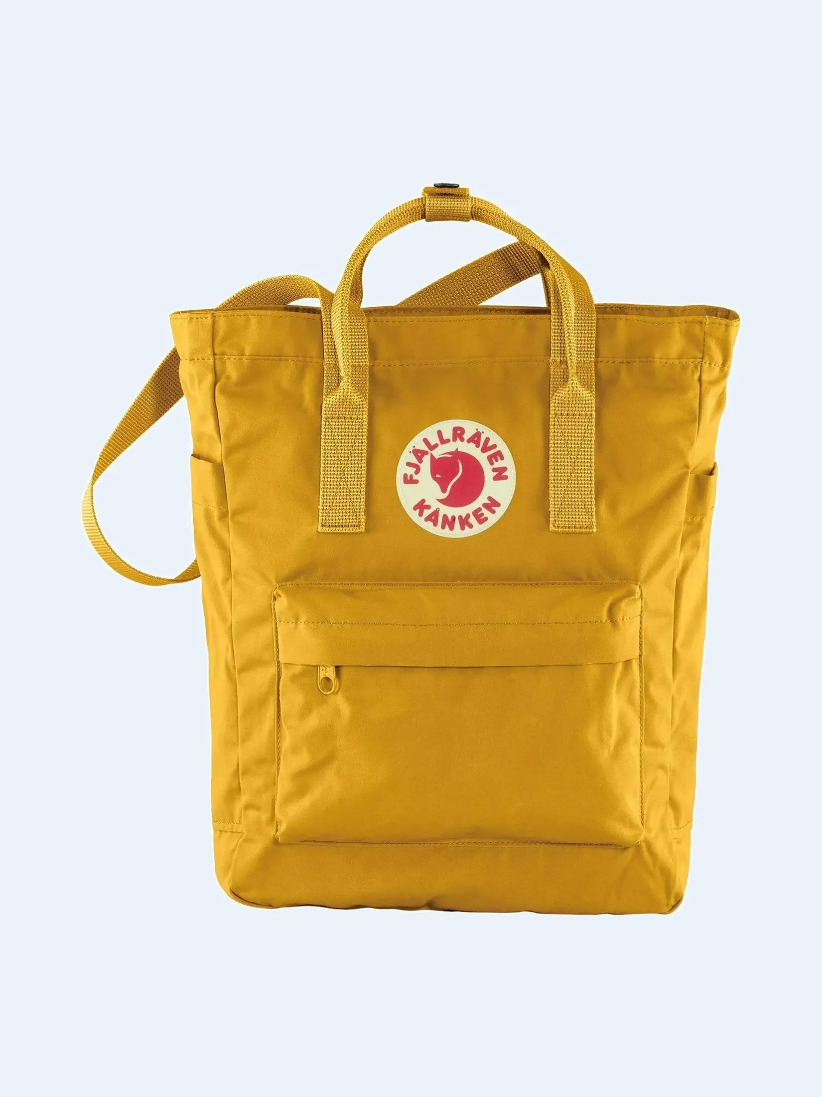 mochila_kanken_totepack_ocre_frontal